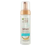 Garnier Ambre Solaire Self Tanning Mousse Natural Bronzer, Face and Body for a Natural Tan up to a Week, Vegan Formula, Enriched with Moisturising Coconut Water