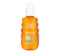 Garnier Ambre Solaire Sensitive Advanced Hydrating Sun Water SPF30, Triple Resistant To Water, Sweat & Sand, With Hyaluronic Acid & Vitamin E, Lightweight Invisible Finish, For Face, Body & Hair
