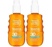 Garnier Ambre Solaire Sensitive Advanced Hydrating Sun Water SPF30, Triple Resistant To Water, Sweat & Sand, With Hyaluronic Acid & Vitamin E, Lightweight Invisible Finish, For Face, Body & Hair