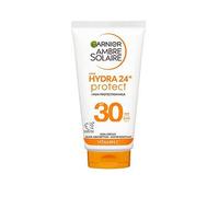 Garnier Ambre Solaire SPF 30 Hydra 24 Hour Protect High Protection UVB & UVA Hydrating Sun Cream Lotion, 50ml