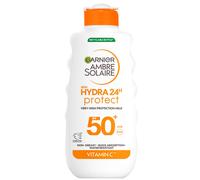 Garnier Ambre Solaire SPF 50+ Hydra 24 Hour Hydrating Sun Cream Lotion With Vitamin C,175ml