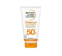 Garnier Ambre Solaire SPF 50+ Hydra 24 Hour Protect High protection UVB & UVA hydrating sun cream lotion, One Colour, Women One Colour