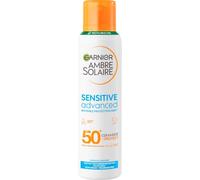 Garnier Ambre Solaire SPF 50+ Sensitive Advanced Dry Mist Spray, 150ml