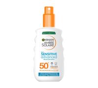 Garnier Ambre Solaire SPF 50+ Sensitive Advanced Sun Cream Spray, Factor 50,
