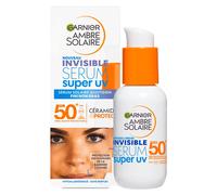 Garnier Ambre Solaire SPF 50+ Super UV Invisible Serum Moisturiser for Face 30ml
