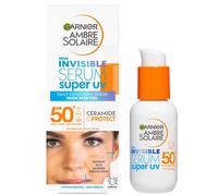 Garnier Invisible Facial Serum, Super UV, for all skin types, SPF 50+, fast absorbing, with Ceramide Protect, Ambre Solaire, 30 ml