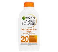 Garnier ambre solaire sun protection milk anti dryness 24hr hydrationspf 15 (spf 20)