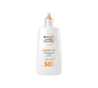 Garnier Ambre Solaire Super UV Hyaluronic Acid Hydrating Fluid For UV Protection And 24H Hydration, Enriched With 3% Glycerine, Vitamin E And Hyaluro