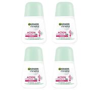 Garnier Antiperspirant Thermal Mineral Control for Women 4 x 50 ml (Pack of 4)