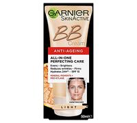 Garnier BB Cream Anti Ageing Light Tinted Moisturiser SPF 15, Brightening & Firming Anti Wrinkle Cream with Mineral Pigments 50 ml
