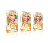 Garnier Belle Color Blonde Hair Dye Permanent, Natural looking Hair Colour, up to 100% grey coverage - 111 Extra Light Ash Blonde Pack of 3