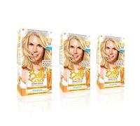 Garnier Belle Color Blonde Hair Dye Permanent, Natural looking Hair Colour, Up to 100 percentage Grey coverage - 110 Ultra Light Natural Blonde, Pack of 3
