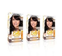 Garnier Belle Color Brown Hair Dye Permanent, Natural Looking Hair Colour, Up To 100 Percent Grey Coverage, Dark Brown, 1 Count, Pack Of 3