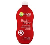 Garnier Body Repair Restoring Moisturiser 400ml, With Nourishing & Soothing Canadian Maple Sap, 24 Hour Hydration, For Extra Dry Rough Skin, Fast Absorbing & Non-Greasy