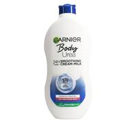 Garnier Body Urea 24HR Hydra Smoothing Cream-Milk - 400ml 5% Urea + Shea Butter for Intense Hydration and Smoothing. Fast-Absorbing Cream for Dry and Rough Skin - 24HR Moisture Lock