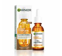 Garnier Bright Complete Night Vitamin C Serum With 10% Pure Vitamin C For Bright Skin, Pm Routine Vitamin C Serum Suitable For All Skin Types, 30Ml