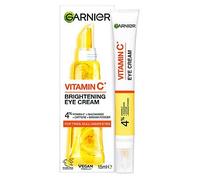 Garnier Eye Cream, With 4% Vitamin C, Brightening Eye Treatment For Dark Circles, Prevents Under Eye Bags And Puffiness, Vitamin C*, 15ml