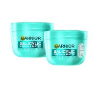 Garnier DOUBLE Pure Active Salicylic Fresh & Matte Hydrating Sorbet Cream, Ultra Fresh & Light, 5% Salicylic Acid + Niacinamide + Centella Asiatica, Cruelty Free International & Vegan - 85ml
