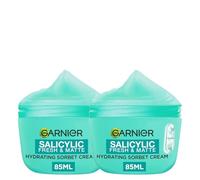 Garnier DOUBLE Salicylic Fresh & Matte Hydrating Sorbet Cream for Oily Skin 85ml