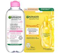Garnier DUO Garnier Micellar 700ml & Moisture Bomb - Vitamin C