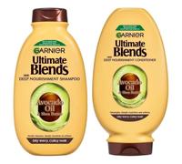 Garnier DUO Ultimate Blends Avocado Oil & Shea Shampoo 300ml and Ultimate Blends Avocado Oil & Shea Conditioner 250ml