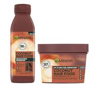 Garnier DUO Ultimate Blends Hair Food Coco-Macadamia Shampoo 350ml and Coco-Macadamia Mask 400ml