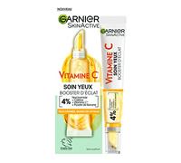 Garnier Eye Care Vitamin C Niacinamide Caffeine Fatigue 15ml | Reduces dark circles and fatigue, vitamin C and banana powder, vegan and cruelty free