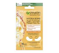 Garnier Eye Cloth Mask, Moisturising, Against Dark Circles, Reducing Eye Bags, Vegan Formula with Orange Extract and Hyaluronic Acid, Hydra Bomb, 6 g