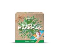 Garnier Face & Eye Mask Gift Set, 12 Vegan Sheet Masks with Vitamin C, Hyaluronic Acid, Lavender, Pomegranate, & Green Tea, Approved by Cruelty Free