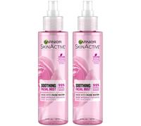 Garnier Facial Mist Spray with Rose Water 4.4 Fl Oz (130mL) 2 Count (Packaging May Vary)