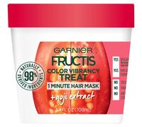 Garnier Fructis Color Vibrancy Treat 1 Minute Hair Mask with Goji Extract and Boost Collagen 3.4 Fl Oz (Pack of 1)