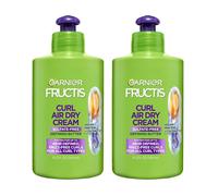 Garnier Fructis Curl Nourish Air Dry Cream Leave In Conditioner, Sulfate-Free Curl Defining Cream For Moisture, Curls, and Coils, 10.2 Fl Oz, 2 Pack