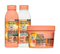 Garnier Fructis Hair Food Pineapple Shampoo, Conditioner & Mask 2 x 350 ml + 400 ml