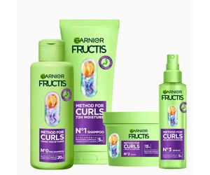 Garnier Fructis Method for Curls Set 2 x 200 ml + 370 ml + 150 ml