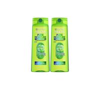 Garnier Fructis Pure Moisture Hydrating Shampoo Hyaluronic Acid + Cucumber Water, 12.5 FL.OZ (370ml) - Pack of 2, Green