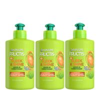 Garnier Fructis Sleek and Shine Intensely Smooth Leave-In Conditioning Cream 10.2 Ounce (Pack of 3) (Packaging May Vary)