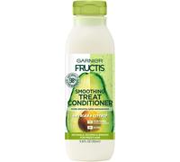 Garnier Fructis Smoothing Treat Conditioner 98 Percent Naturally Derived Ingredients Avocado Nourish and Smooth for Frizzy Hair 11.8 Fl Oz