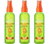 Garnier Fructis Style Brilliantine Shine Glossing Spray for High Shine Finish, Argan Oil, 3 Fl Oz, 3 Count (Packaging May Vary)