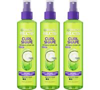 Garnier Fructis Style Curl Shape Defining Spray Gel for No Frizz 8.5 Fl Oz 3 Count (Packaging May Vary)