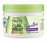 Garnier Fructis Style Curl Treat Defining Smoothie for Fine to Normal Curly Hair 10.5 Ounce Jar