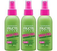 Garnier Fructis Style Mega Full Thickening Lotion 5.0 Oz 3 Count (Packaging May Vary)