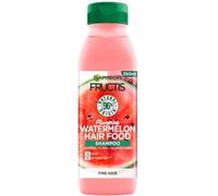 Garnier Fructis Watermelon Vegan Shampoo for Volume, Gently Detangles Fine Hair, Incomparable Shine, 96% Natural, No Silicone, 350 ml