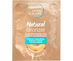 Garnier Garnier Ambre Solaire Natural Bronzer Tanning Towel with Self-Tanning Lotion, Disposable Cloth for Quick Refreshing of the Tan, Ideal for Travel, Pack of 1