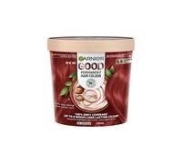 Garnier GOOD Permanent Hair Dye, 6.6 Pomegranate Red. Guarantees 100% grey coverage and 8-week colour. No ammonia, vegan shea butter formula ensures rich, vibrant red for all hair types.