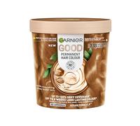 Garnier GOOD Permanent Hair Dye, 100% Grey Coverage & 8-Weeks Long Lasting Hair Colour, No Ammonia, Vegan Shea Butter Formula, Stress-Free Application, For All Hair Types (7.33 Hot Honey Blonde)