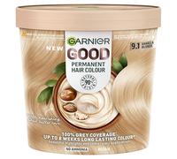 Garnier Good Permanent Hair Dye No Ammonia Formula 100% Grey Coverage 9.1 Vanilla Blonde