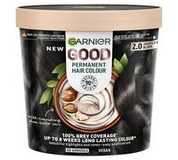 Garnier GOOD Permanent Hair Dye (Shade: 2.0 Truffle Soft Black) for vibrant, lasting colour