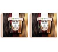 Garnier Good Permanent Hair Dye Replen Kit, 4.15 Iced Chestnut Brown, Up To 100% Grey Coverage, 8 Weeks Long-Lasting Colour, No-Drip Application (Pack of 2)