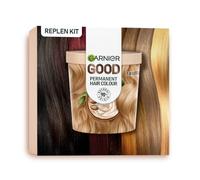 Garnier Good Permanent Hair Dye Replen Kit, 7.0 Almond Creme Dark Blonde, Up To 100% Grey Coverage, 8 Weeks Long-Lasting Colour, No-Drip Application