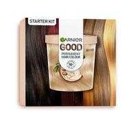 Garnier GOOD Permanent Vibrant Hair Colour Dye Kit, 91 Vanilla Blonde | 90% Natural Origin, No Ammonia, Enriched With Nourishing Shea Butter, 8 Weeks Long-Lasting Colour, Vegan Formula